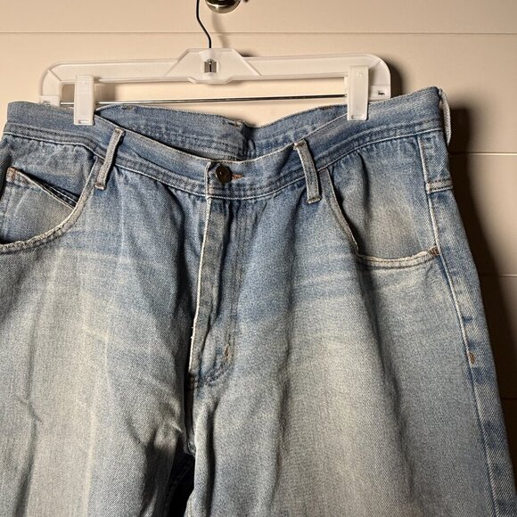 Key Men's Jeans Straight Leg Distressed 38x32 Vintage - Picture 5 of 6